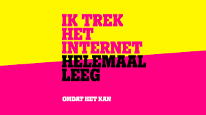 Ik trek het internet helemaal leeg